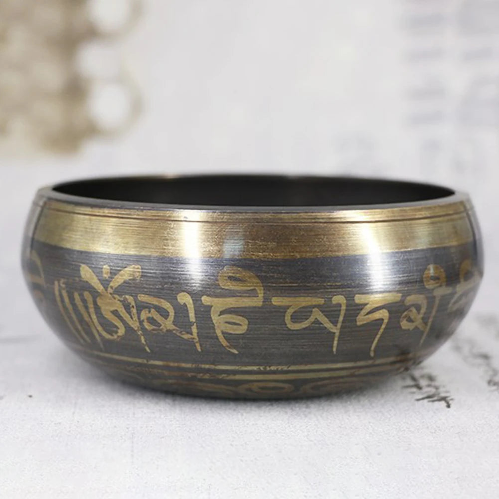 Tibetan Chime Singing Bowl for Yoga, Meditation, Healing