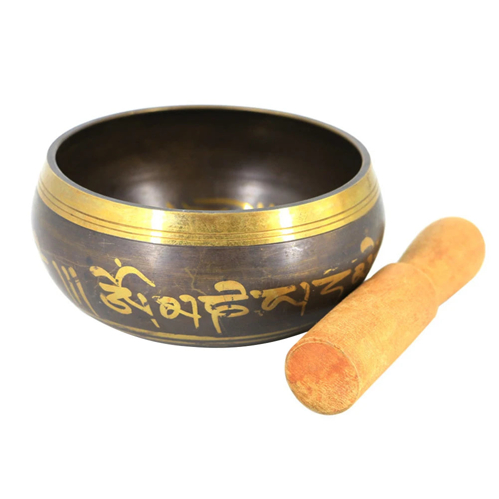 Tibetan Chime Singing Bowl for Yoga, Meditation, Healing