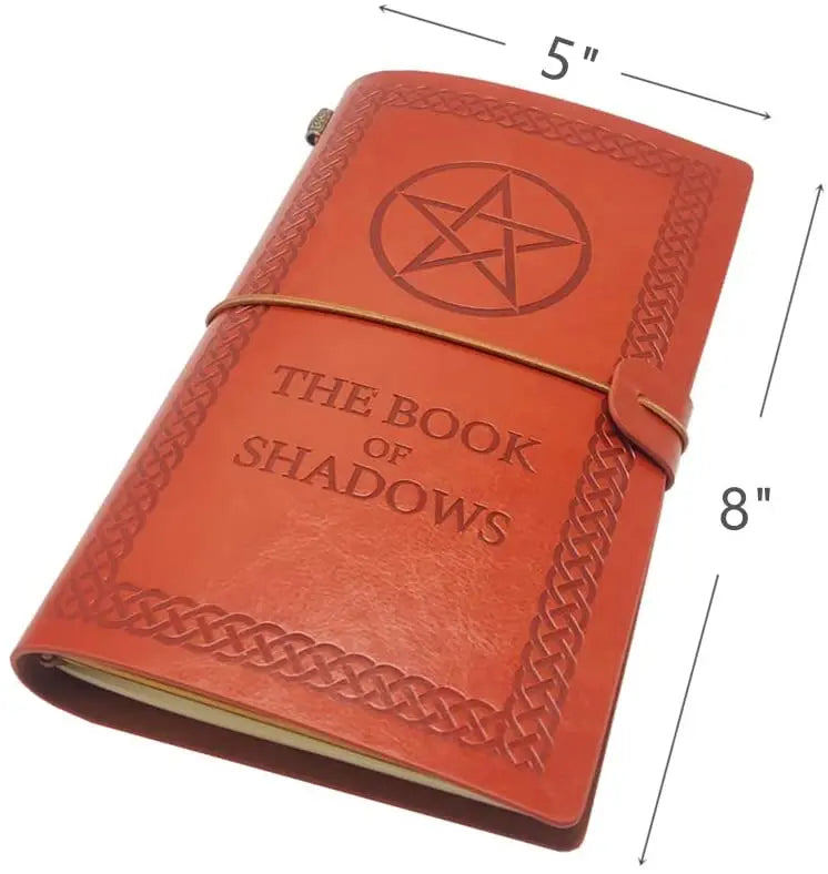 Book of Shadows: Faux Leather Bound Lined Journal, 150 Pages