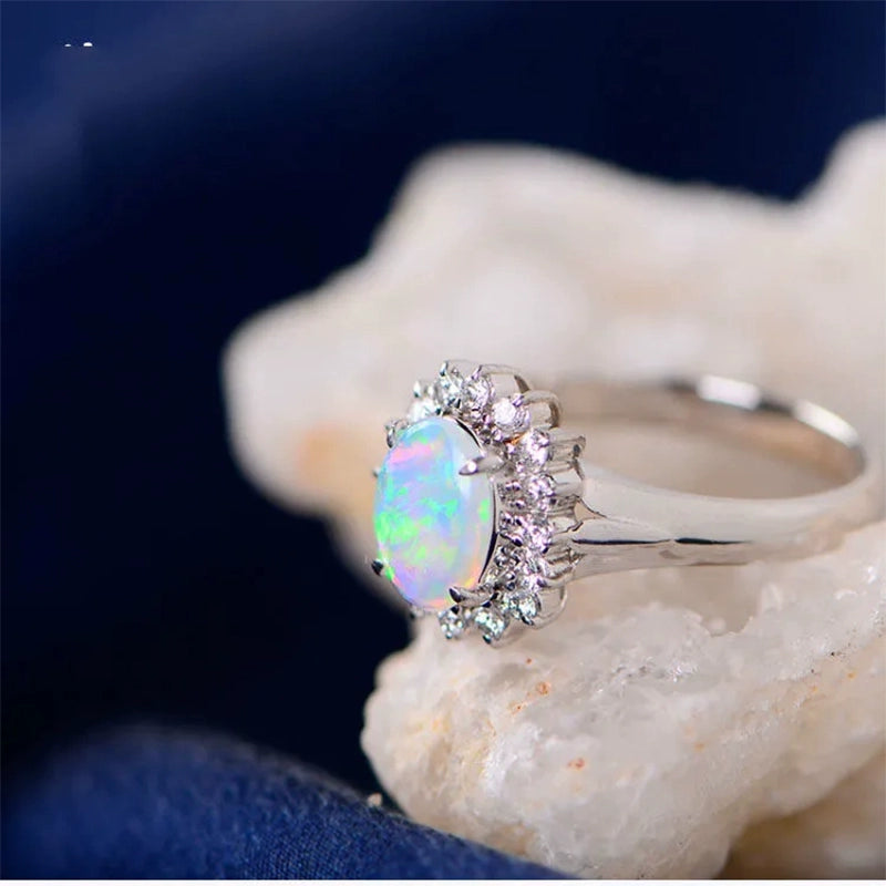 Healing Opal Stone Ring