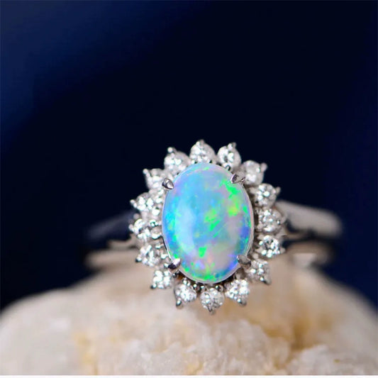 Healing Opal Stone Ring