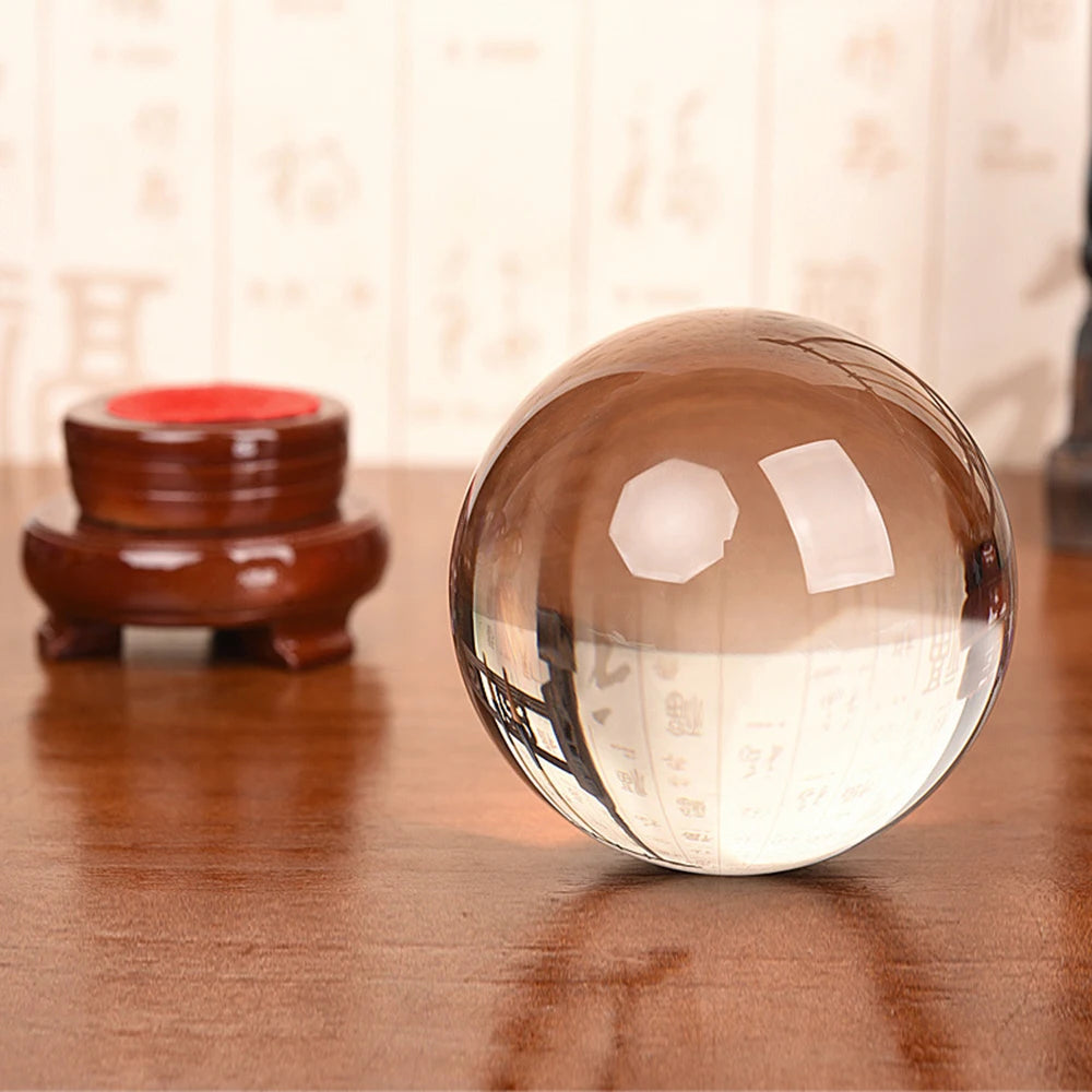 Clear 120mm/150mm/180mm/200mm Crystal Sphere