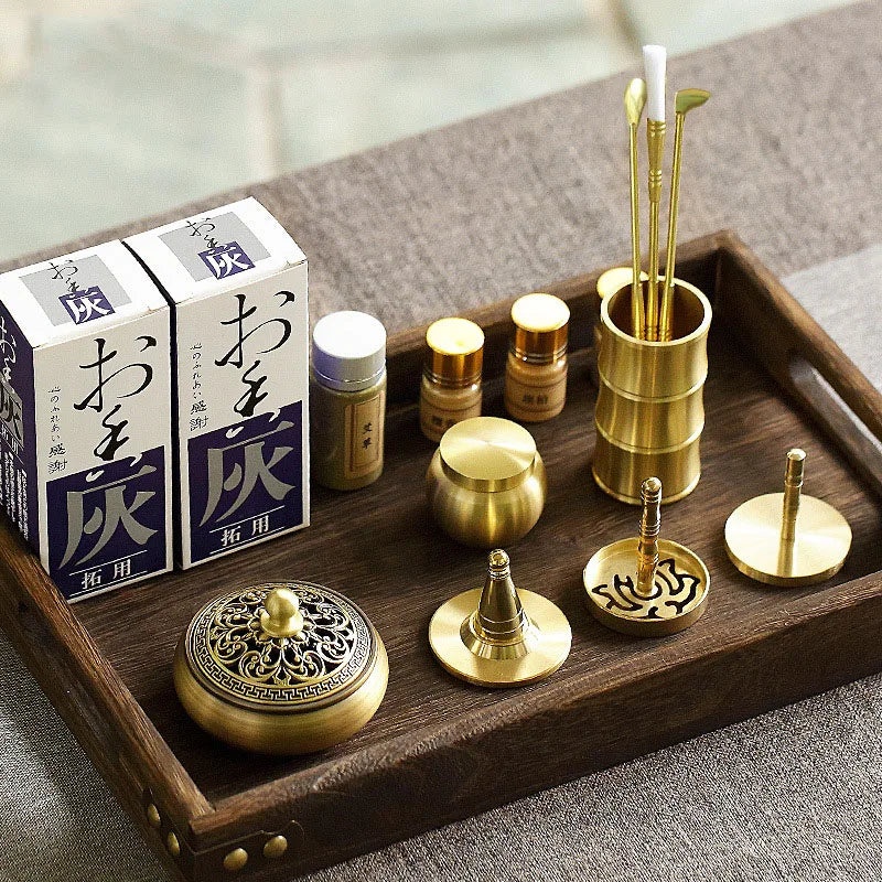 Brass Incense Burner Set