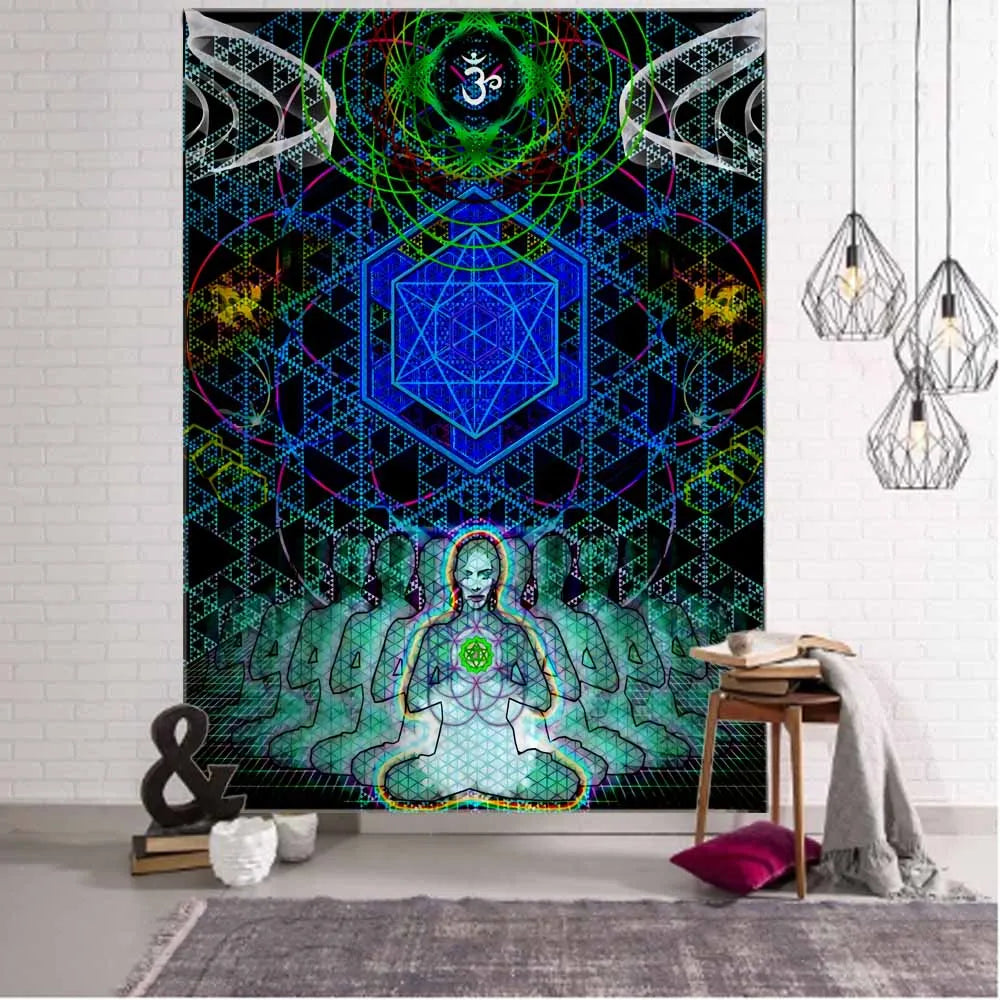 Meditation Art Tapestry