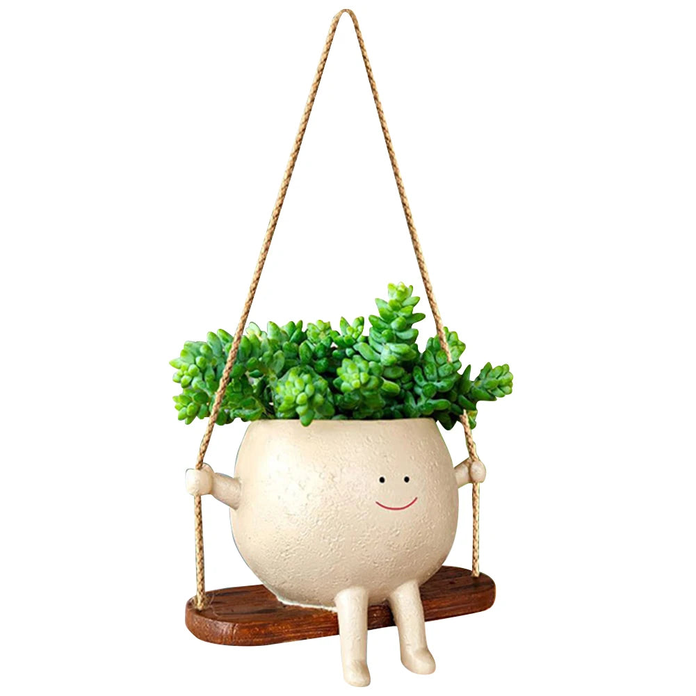 Flower Pot Planter with the cutest Face