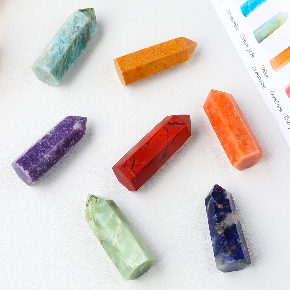 1 set Natural Stone Chakra Set