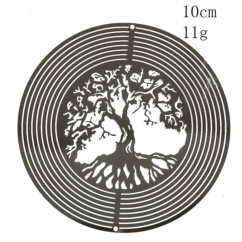 Tree of Life or Hummingbird 3D Rotating Wind Spinner