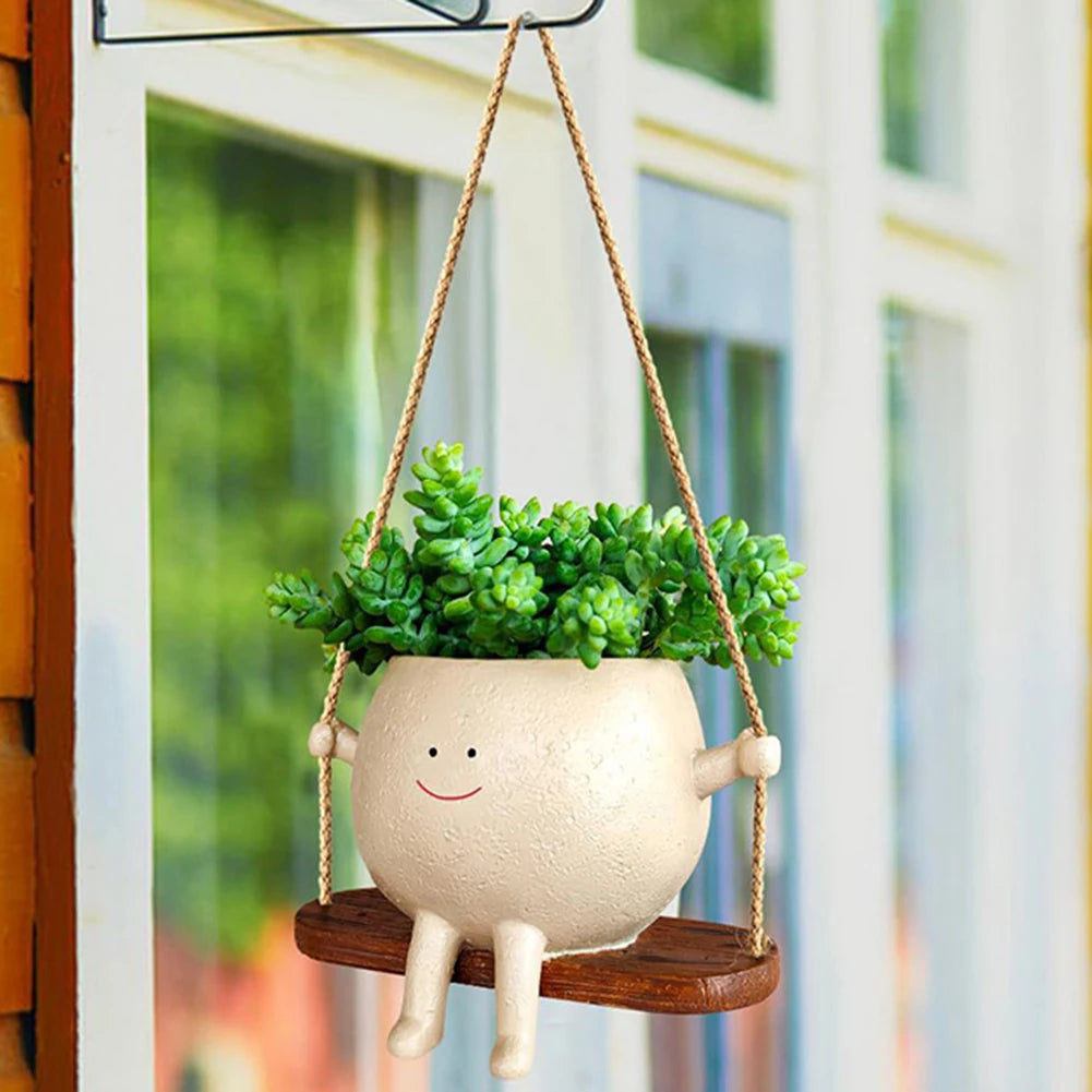 Flower Pot Planter with the cutest Face