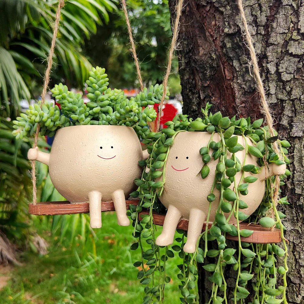 Flower Pot Planter with the cutest Face