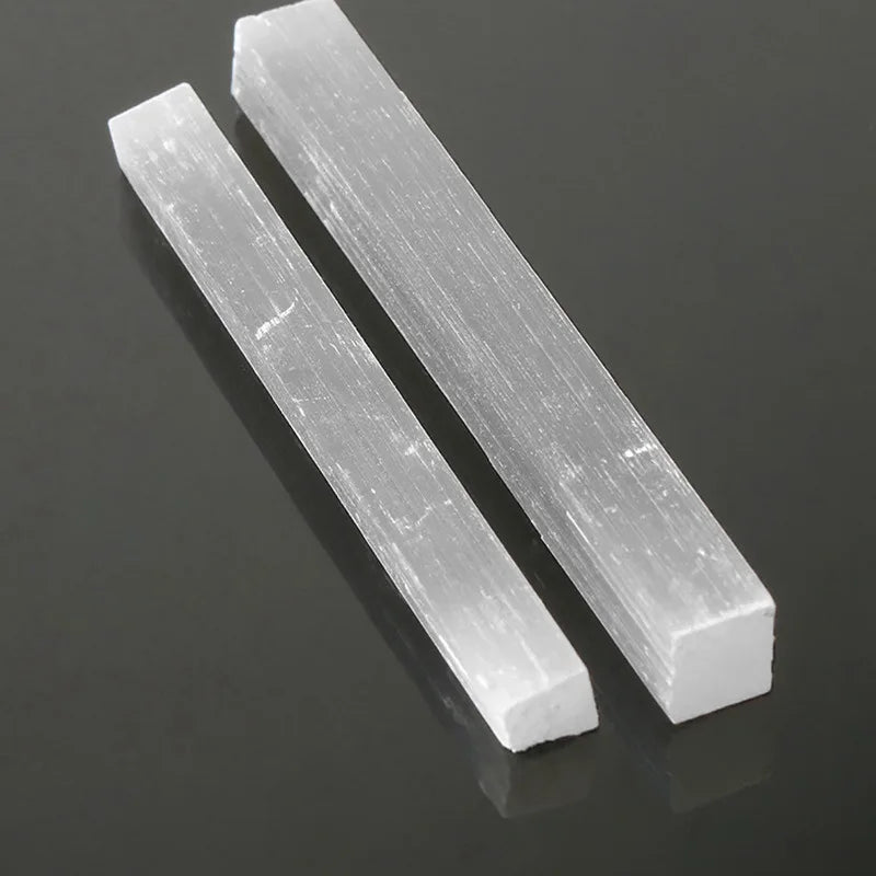 90-110mm Natural Monocrystal Selenite Crystal Point Wand