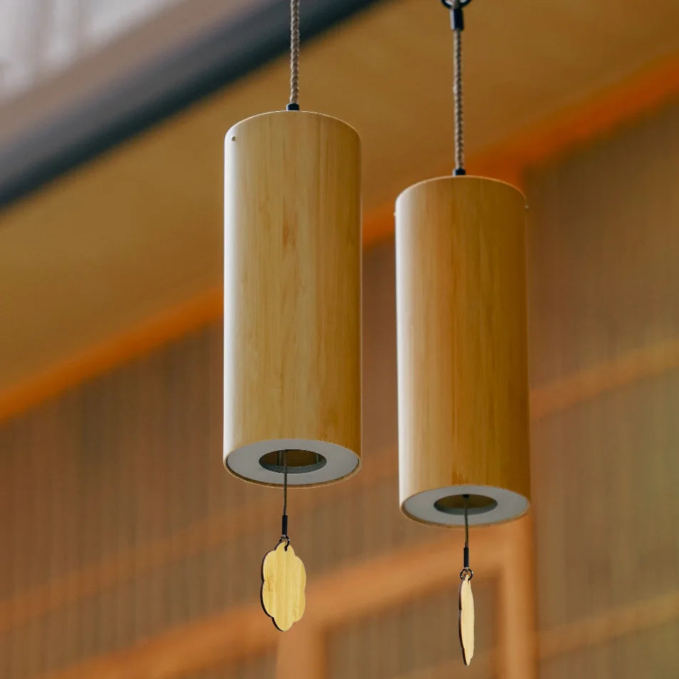 Bamboo Wind Chime 8 Tone Rods Windchimes