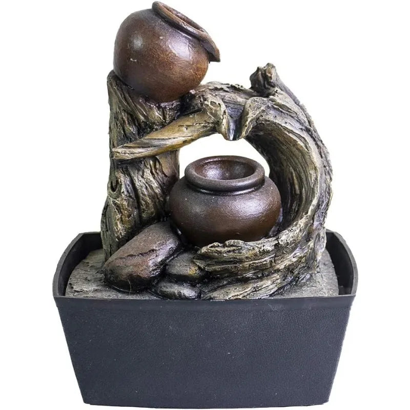 Buddha Tabletop Water Fountains 4-Tier