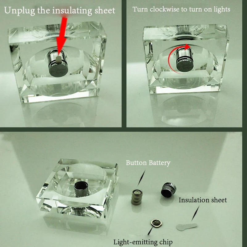 Crystal Ball Night Lights with USB