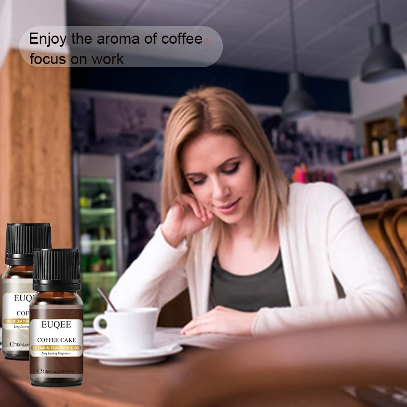 EUQEE Coffee Shop Fragrance Oil Set