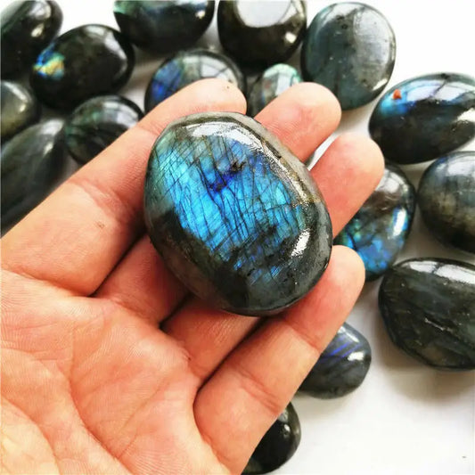 30-40mm Natural Labradorite Quartz Crystal Stone