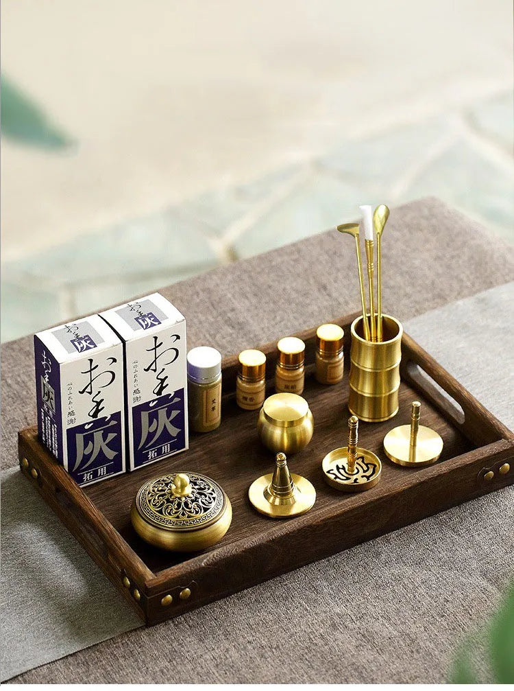 Brass Incense Burner Set