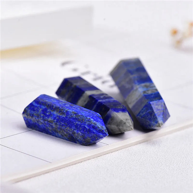 50-60mm Natural Lapis Lazuli Quartz Crystal Point