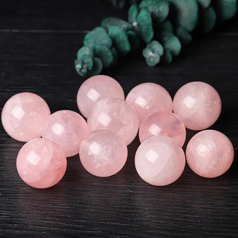 45mm Natural Pink Rose Quartz Crystal Sphere