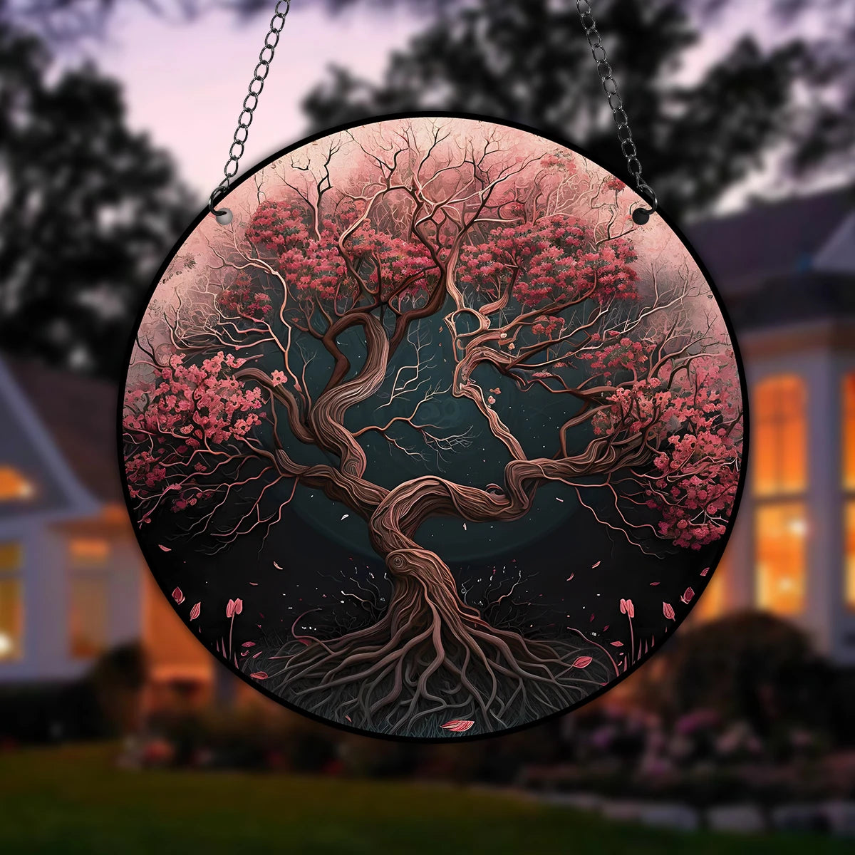 Tree of Life Stained Acrylic Suncatcher