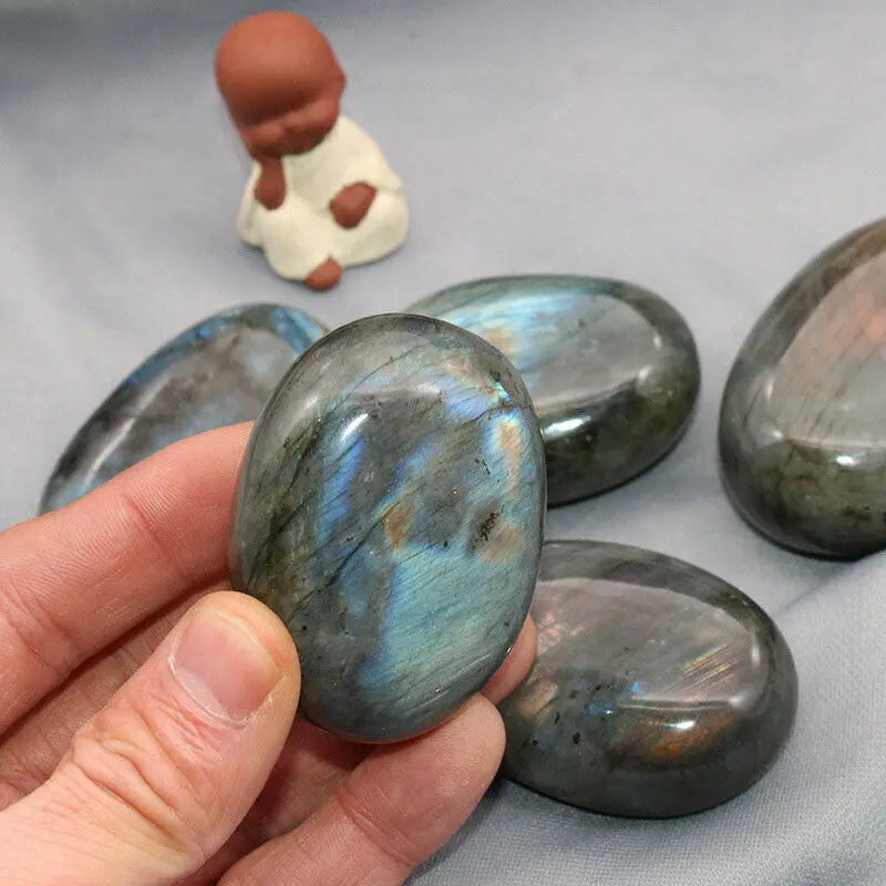 30-40mm Natural Labradorite Quartz Crystal Stone