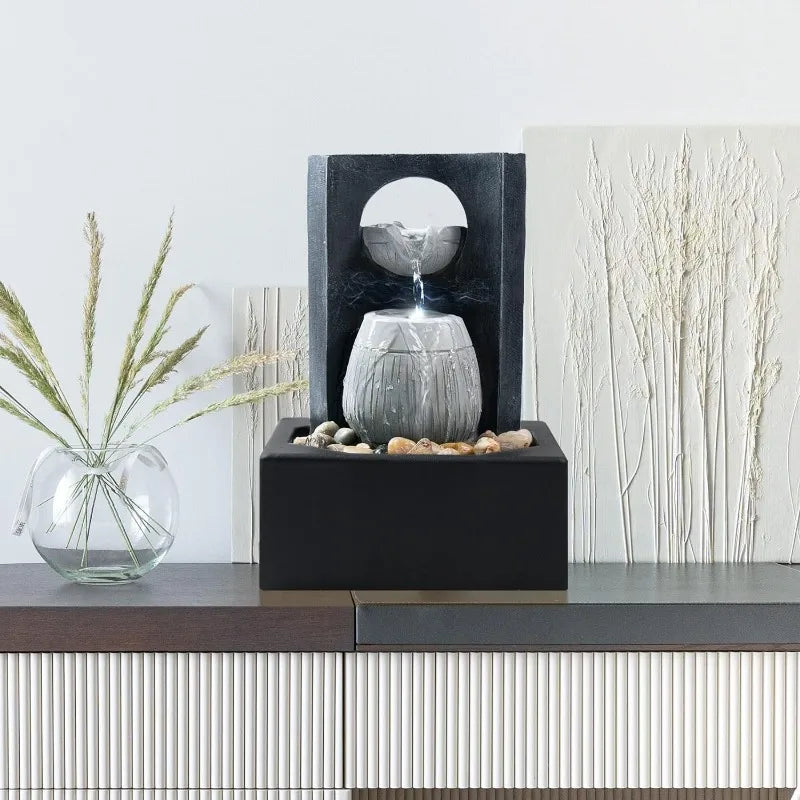 Buddha Tabletop Water Fountains 4-Tier