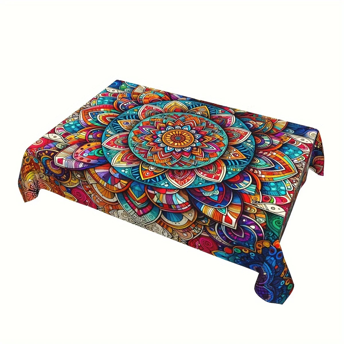 Mandala Pattern Printed Tablecloth