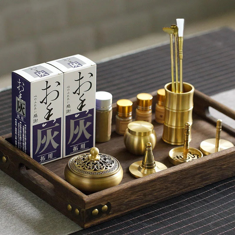 Brass Incense Burner Set