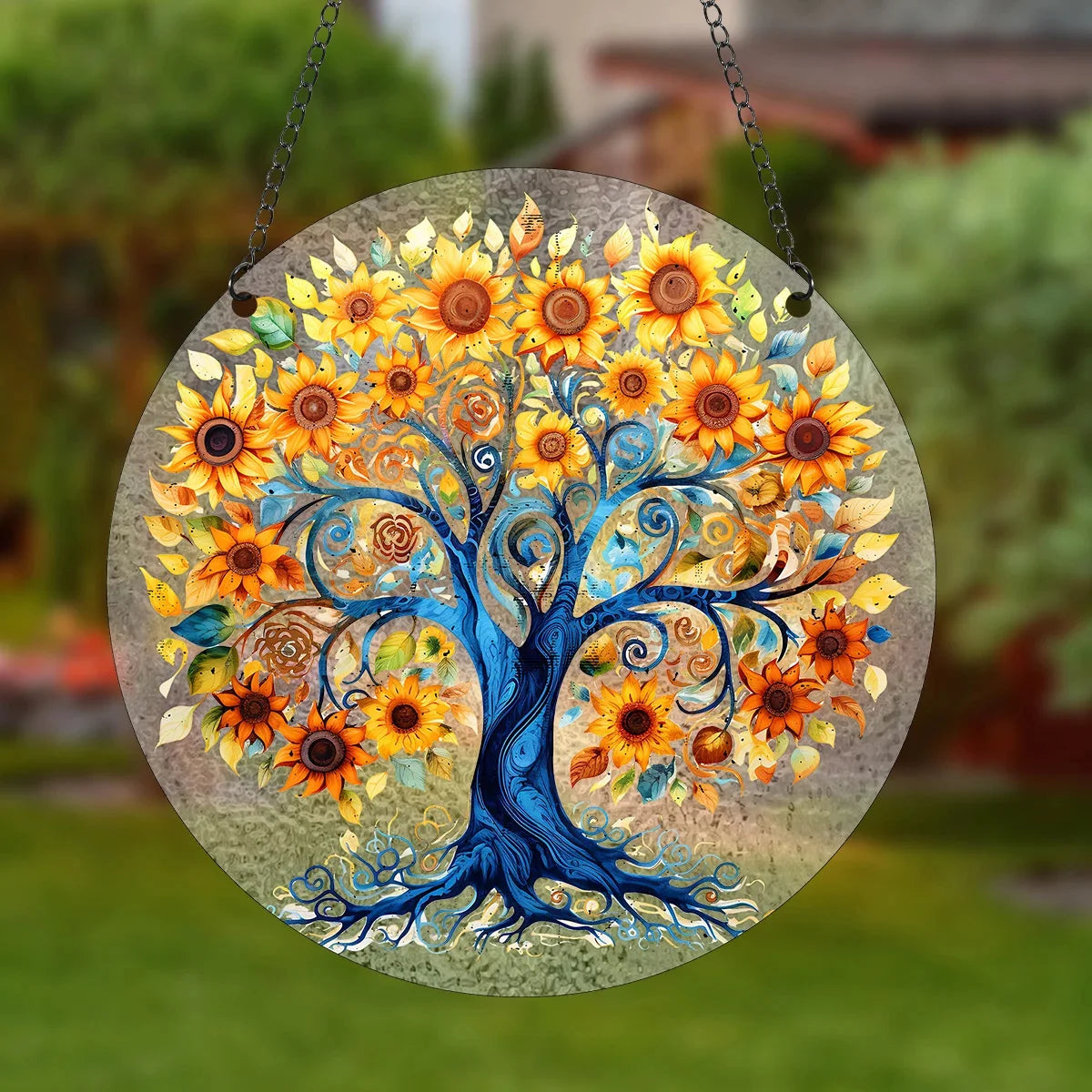 Tree of Life Stained  Acrylic Suncatchers