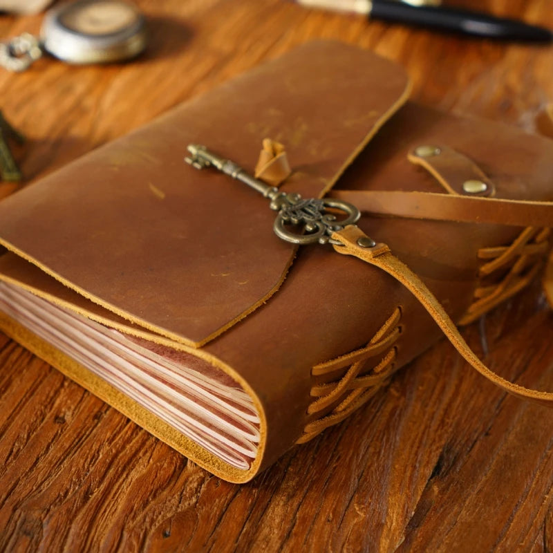 Vintage Magic Leather Journal