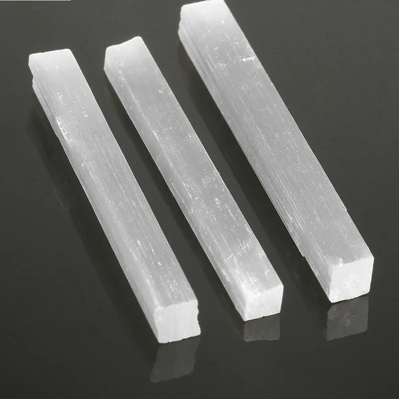 90-110mm Natural Monocrystal Selenite Crystal Point Wand