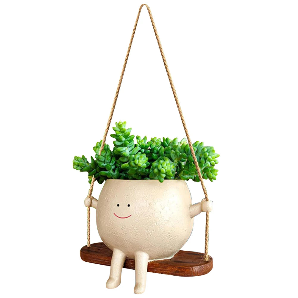 Flower Pot Planter with the cutest Face