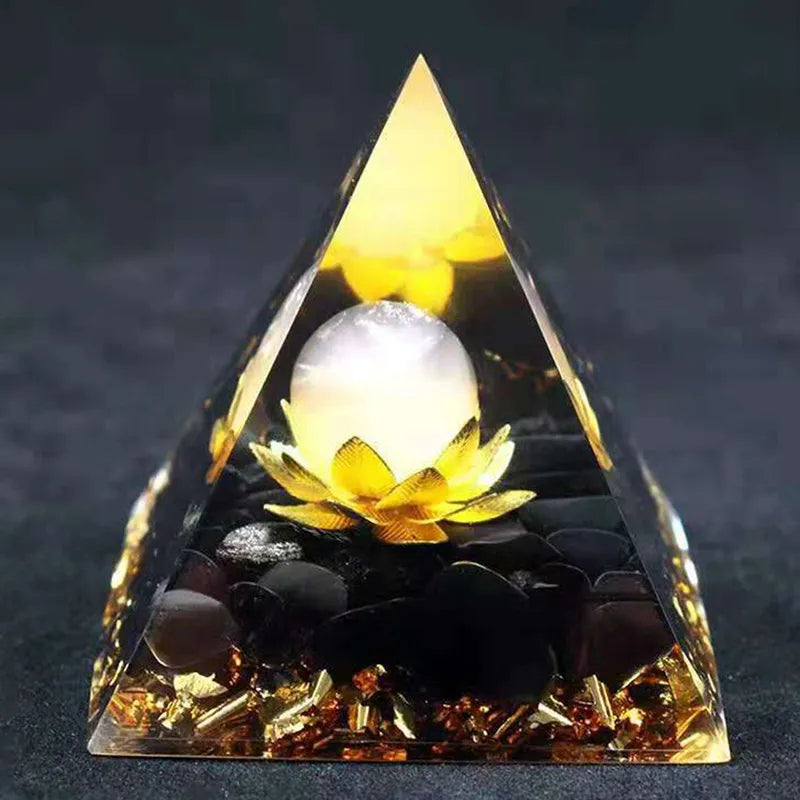 Natural Orgonite Pyramid Rose Quartz