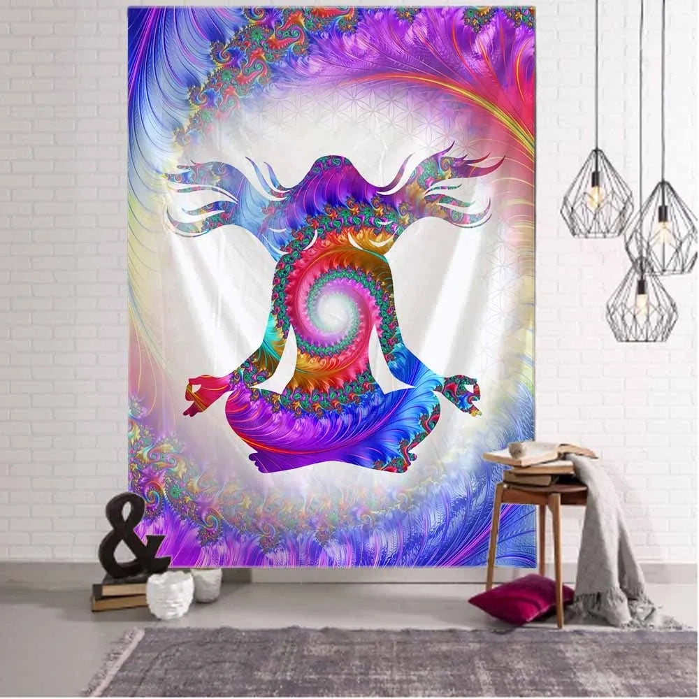 Meditation Art Tapestry