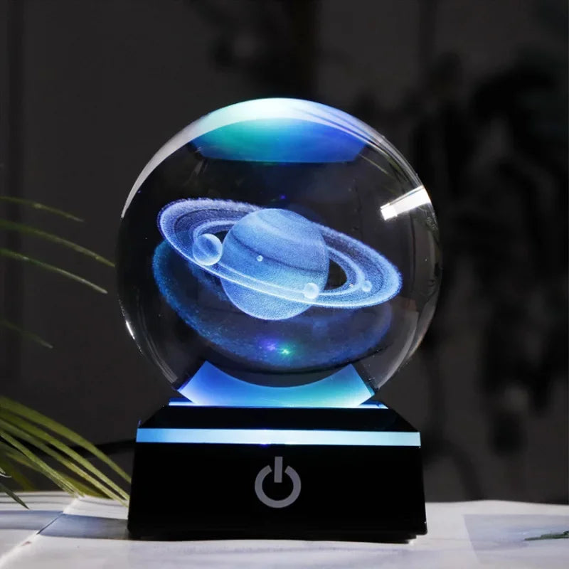 Crystal Ball Night Lights with USB