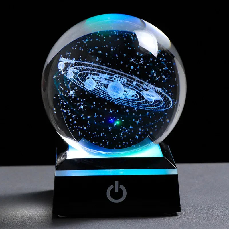 Crystal Ball Night Lights with USB