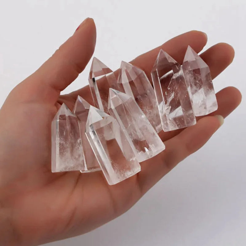 30-40 mm Natural Clear Quartz Crystal Point Wand