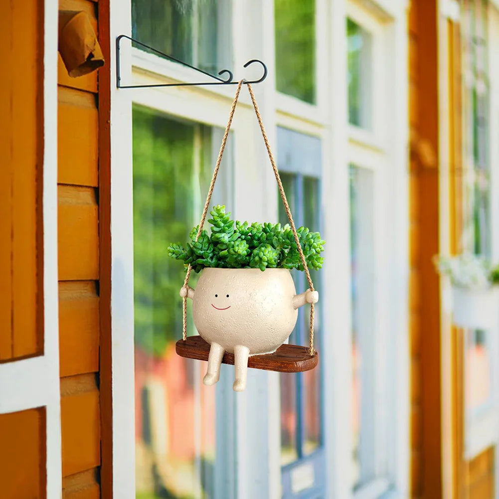 Flower Pot Planter with the cutest Face