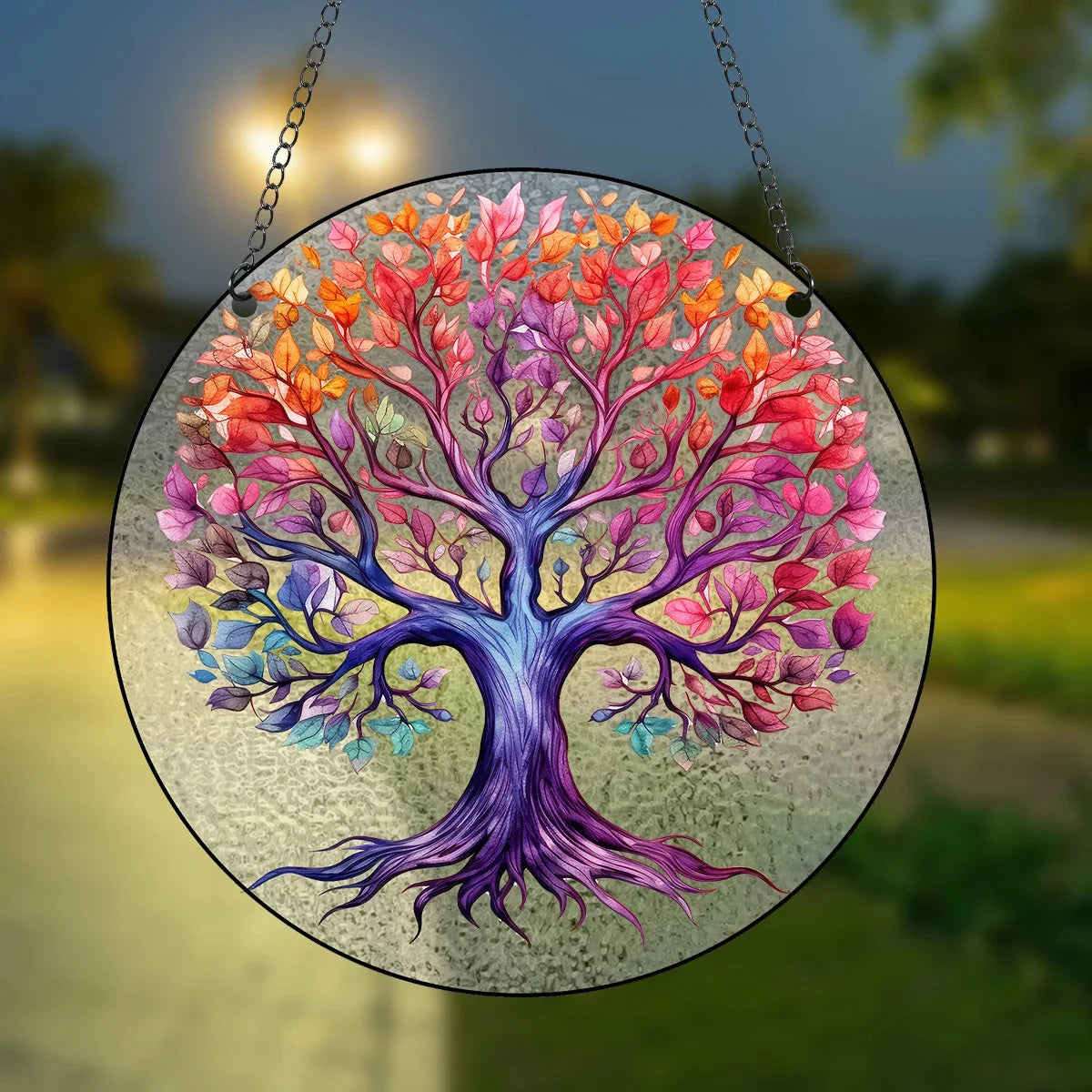 Tree of Life Stained  Acrylic Suncatchers
