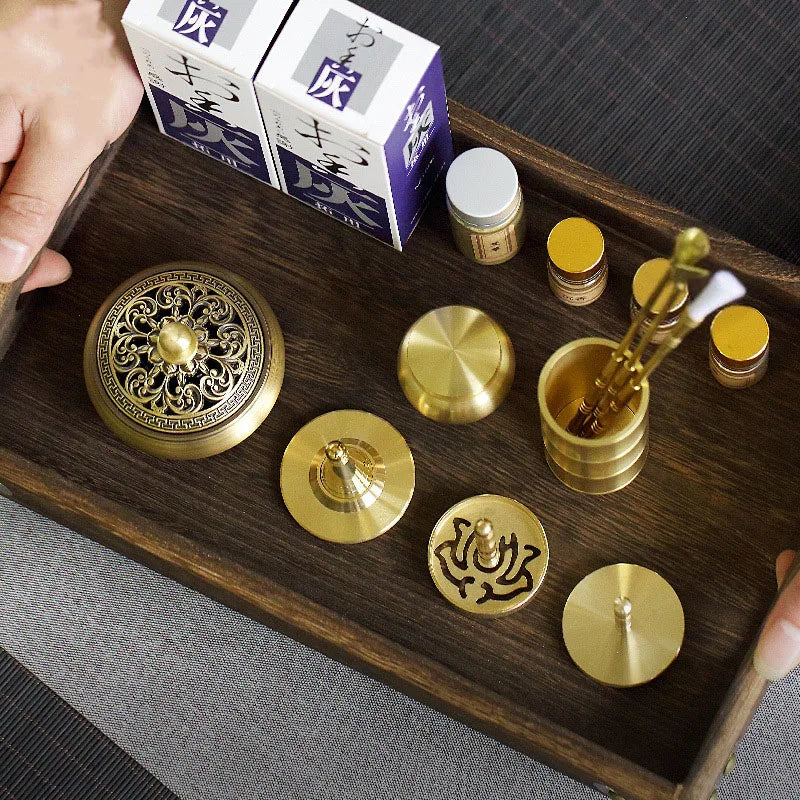 Brass Incense Burner Set