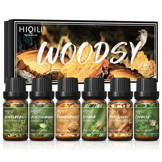 HIQILI Fragrance Oils Set-Woody Theme