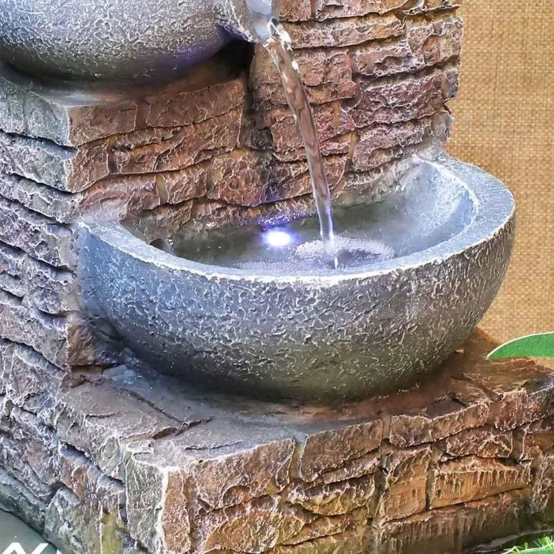 Buddha Tabletop Water Fountains 4-Tier