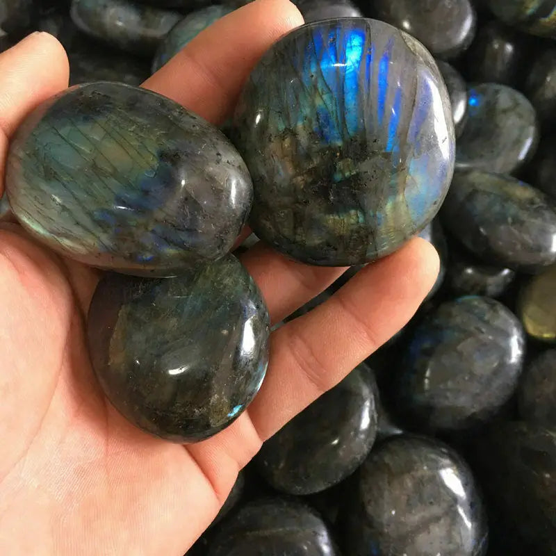 30-40mm Natural Labradorite Quartz Crystal Stone