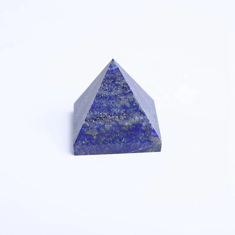 Natural Lapis Lazuli Quartz Crystal Pyramid